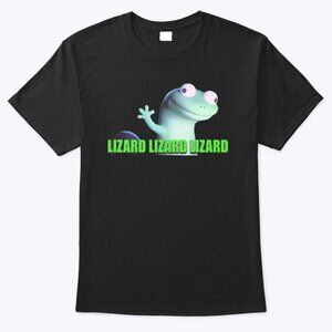 Lizard Lizard Lizard T-Shirt Funny Reptile Meme Graphic Tee 91
